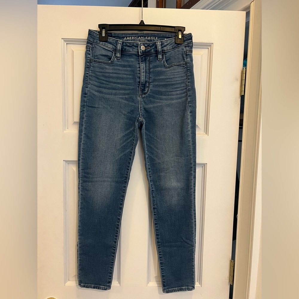 American Eagle Outfitters Women's Blue Skinny Jeans
